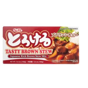 S&B TASTY BROWN STEW (JAP RICH BROWN STEW MIX), 160g